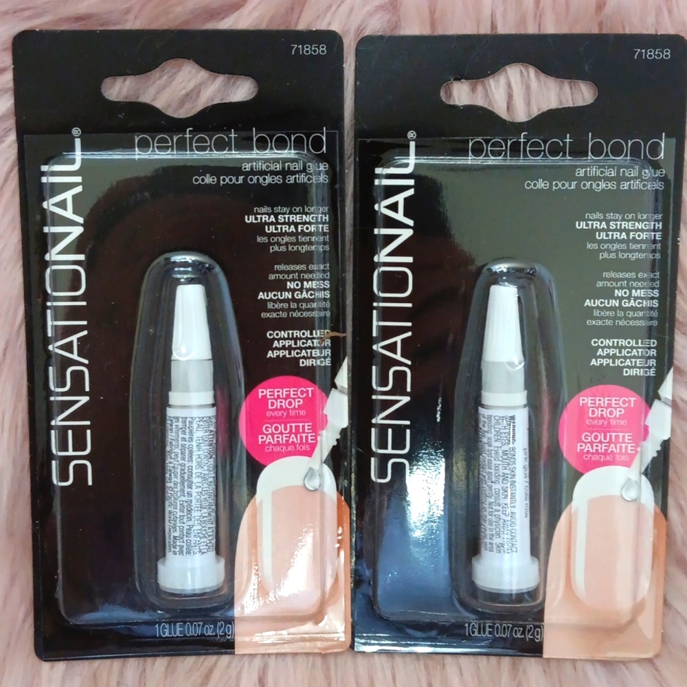 Brand New SENSATIONAIL PERFECT BOND ARTIFICIAL NAIL GLUE-2 CT.